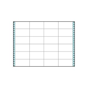 コクヨ 連続伝票用紙（タックフォーム）横15×縦11インチ（381.0×279.4mm）24片 ECL-745 1箱（50シート）(2)