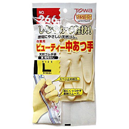 TOWA ビニスター ビューティー中あつ手(裏なし) L