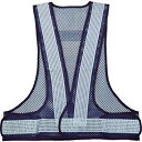 TRUSCO トラスコ中山 TRUSCO メッシュ安全ベスト 紺*シルバー code:7869193
