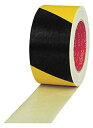 スリオンテック スリオン 危険表示用布粘着テープ60mm×25m イエロー/ブラック 336200SS0060X25