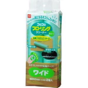 ニトムズ コロコロ フローリングクリーナーワイド スペアテープ 2巻入 ニトムズ コロコロ フローリングクリーナーワイド スペアテープ 2巻入