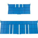 DICプラスチック (株) F12S 8536B DIC F型コンテナF-12用短手用仕切板 外寸:243×136 青 5011523