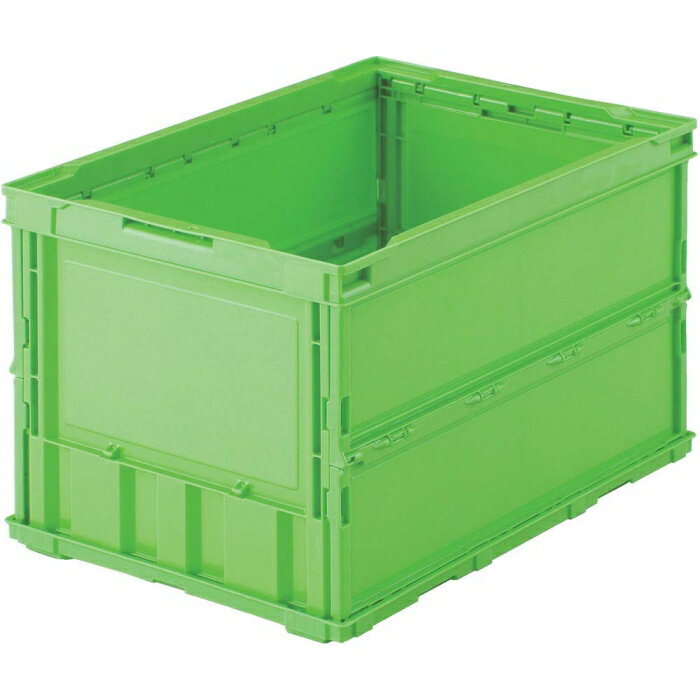 TRUSCO トラスコ中山 TRUSCO　薄型オリコン50L（本体のみ）　緑 TR-O50B 3449360