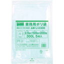 TRUSCO トラスコ中山 TRUSCO 業務用ポリ袋0.15×300L 5枚入