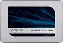 crucial [Micron製] 内蔵SSD 2.5インチ MX500 1TB 3D TLC NAND SATA 6Gbps 5年保証 国内正規品 7mm 9.5mmアダプタ付属 CT1000MX500SSD1 JP 