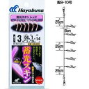 ハヤブサ(Hayabusa) ハヤブサ 蓄光スキンサビキ (堤防小アジ五目) レッド 9-3