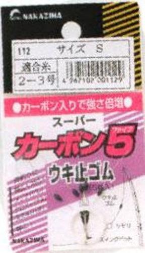 NAKAZIMA(ナカジマ) ナカジマ カーボン5ウキ止めゴム M