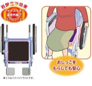 シンエイテクノ 車いす用ゼオシーター ブラック