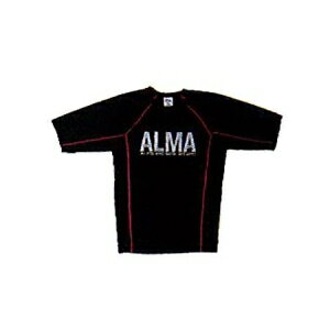 マーシャルワールドジャパン ALR5-M-PK BONE(ALMAラッシュガード) M 黒×ピンク【新ロゴでの手配となります】