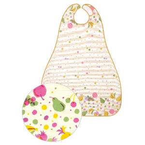 日本エンゼル 食事用エプロンII【ロングタイプ】 シャーベットオレンジ (6068)