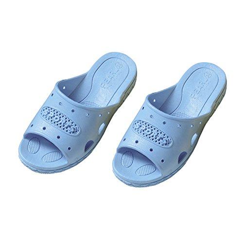 エムテートリマツ 303ジュニアフィッティングサンダルブルーM