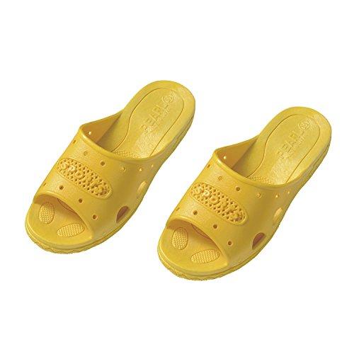 エムテートリマツ 303ジュニアフィッティングサンダルイエローL