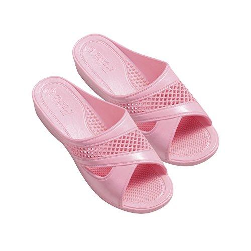 エムテートリマツ 520-65婦人フィッティングサンダルピンクL