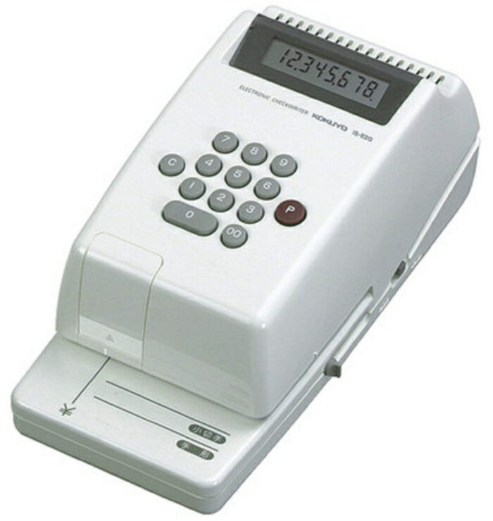コクヨ 電子チェックライターIS-E20 印字桁数8桁 (IS-E20)