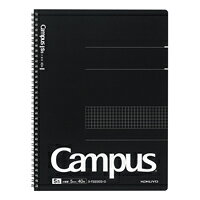 コクヨ キャンパスノート 方眼罫 ツインリング A4 40枚 ス-T223S5-D（入数5）