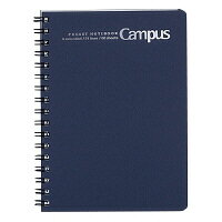 コクヨ ポケットノート(ツインリングとじ)A6 60枚中横罫青 (ノ-411B) ****** 販売単位 1セット(10個入)*****（入数10）