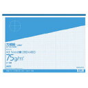 コクヨ 上質方眼紙A3 1mm目ブルー刷り50枚とじ (ホ-18B) ****** 販売単位 1セット(5個入)*****(入数5)