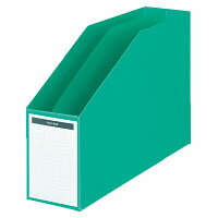 KOKUYO コクヨ ファイルボックスA4横 仕切板底板付き収容80mm緑 (フ-456NG)
