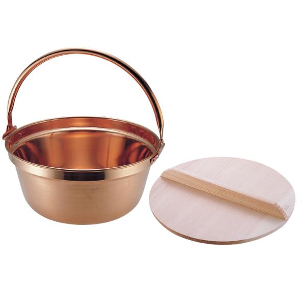 エムテートリマツ MT 銅 山菜鍋(吊付) 33cm