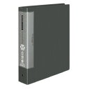 コクヨ クリヤーブックウェーブカット替紙式A4縦 25枚ダークグレー (ラ-T740NDM)