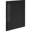 コクヨ クリヤーブック<ノビータ>固定A4縦 ウェーブカット60枚黒 (ラ-TN585D)