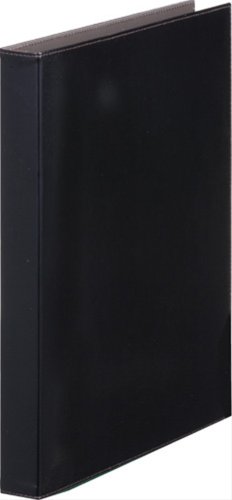 KING JIM レザフェス リングファイル A4S 1961LF 黒