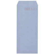 キングコーポレーション ソフトカラー封筒 80g 長4 アクア 100枚入(N4S80A)
