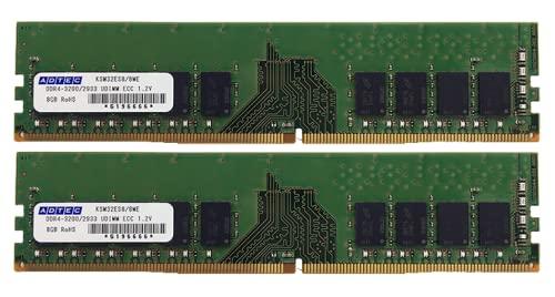 ADTEC アドテック DDR4-2133 UDIMM ECC 4GBx2