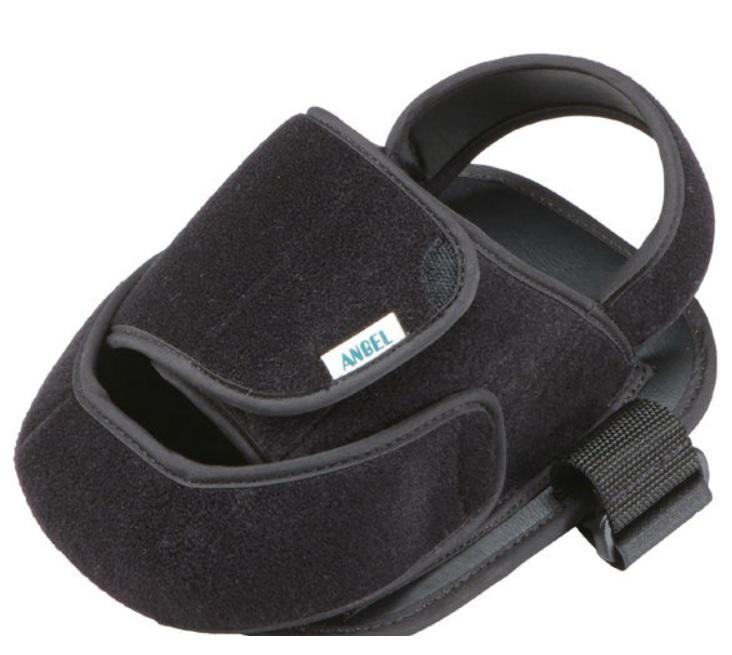 日本エンゼル フットガード専用【つま先ガード】 黒 L 8002-A※本体別売、つま先ガード部のみ※