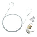 SANWASUPPLY サンワサプライ サンワサプライ NobleWedgeスロット対応セキュリティワイヤー・南京錠 SL-81(SL-81)