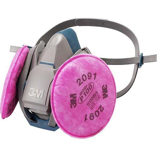 3M スリーエム 3M 取替式防じんマスク 6500QL/2091-RL3 Sサイズ (6500QL2091RL3S 3080)