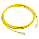 パンドウイット カテゴリ6A 超細径パッチコード(3m、黄) UTP28X3MYL(UTP28X3MYL)