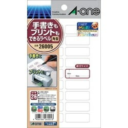 エーワン テガキ/プリントラベル カク 18メン(26005)「単位:フクロ」