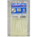 OHM オーム電機 ロックタイ 200mm白 300本入り