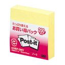 3M スリーエム ポストイット再生徳用(654RP-200Y キ)「単位:P」