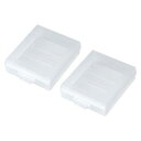 SANWASUPPLY サンワサプライ 電池ケース(単3形用2個セット・クリア) DG-BT3CLN