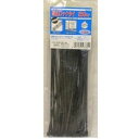 OHM オーム電機 幅広ロックタイ 250mm耐候・黒50本入り