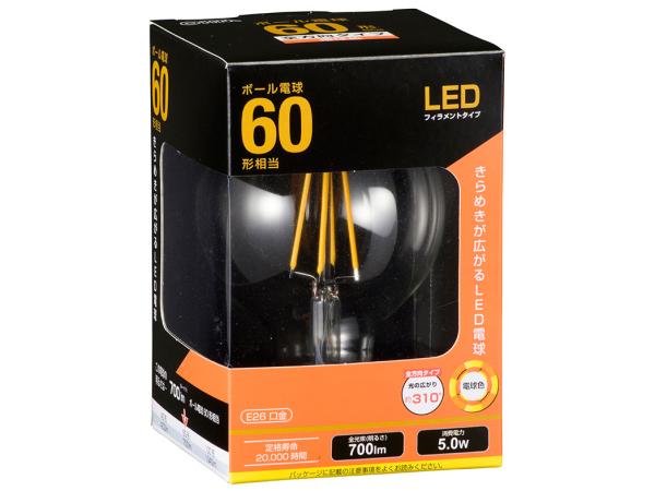 OHM ŵ 06-3478 LEDեȥŵ ܡ(60/700lm/ŵ忧/G95/E26/۸31...
