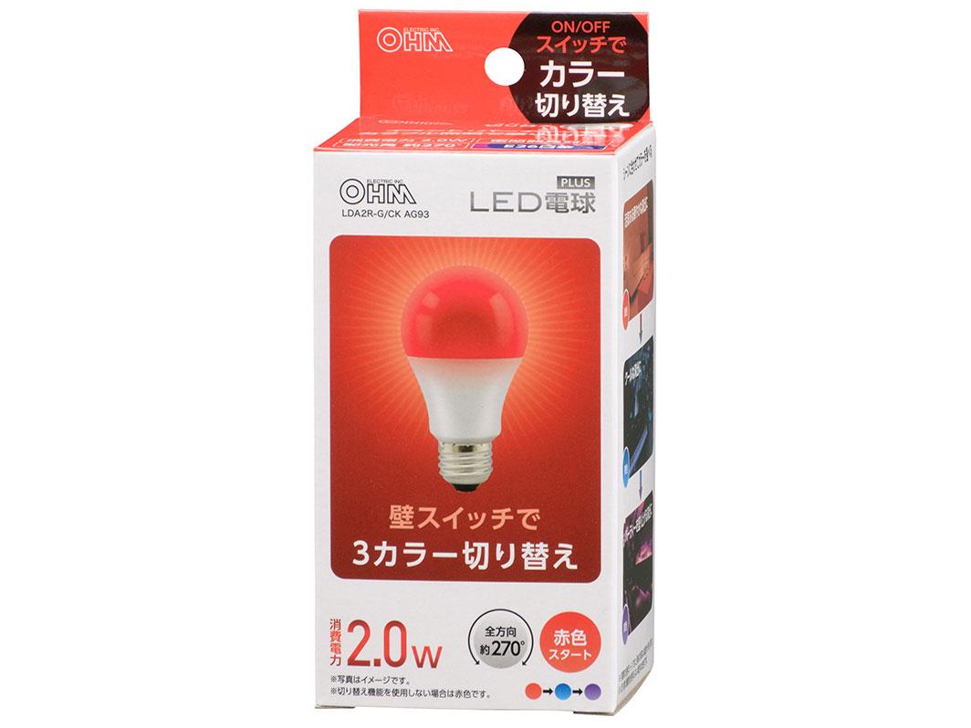 OHM ŵ LEDŵ(E26/270/̩ķб/֡ġ3顼صǽ/֥) LDA2R-G/CK A...
