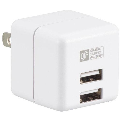 OHM オーム電機 OHM ACアダプター USB電源タップ2ポート MAV-ASU24-W (1386571)