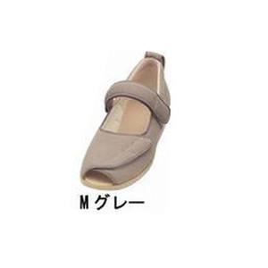 徳武産業 あゆみ オープンマジックII Mグレー L(23.0～23.5cm) 足囲3E 片足(右足)