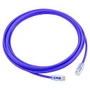 パンドウイット カテゴリ6A 超細径パッチコード(5m、紫) UTP28X5MVL(UTP28X5MVL)