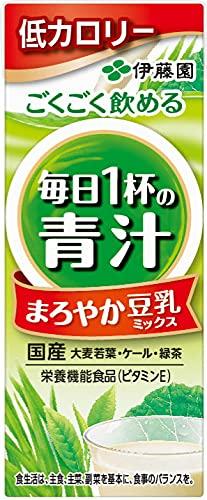 コクヨ #毎日1杯の青汁 まろやか豆乳ミックス 200ml×24パック