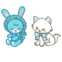 清原(KIYOHARA) 【ワッペン】 クラシカルモダンシュシュ ワッペン ベビーラビット 【2021新作】 (CMOC-52)(入数3)