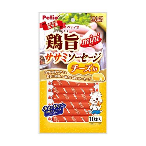 【ご注文について】ご注文後30分経過後のお客様ご都合による商品のキャンセル・交換・返品は一切承ることが出来ません。ご注文の際は慎重にご検討の上、ご注文願います。【納期について】ご注文（ご入金）確認後3〜7営業日前後の出荷予定※商品によっては一時的なメーカー欠品・取り寄せ等の理由により、上記出荷予定より更にお時間がかかる場合がございます。また、当該商品は他店舗でも在庫を共有しておりますので、在庫更新のタイミングにより在庫切れの場合、やむを得ずキャンセルさせて頂く可能性があります。【送料について】こちらは『同梱区分M ： 1配送先700円（※沖縄・離島は配送不可）』が適用されます。※『異なる同梱区分の商品』を一緒にご注文頂いた場合は、同梱が出来ません。別配送となり追加送料がかかりますので、ご注文後に訂正の上、ご連絡させて頂きます。（送料は自動計算されません。出荷は保留扱いとなります。）【ご注文・配送に関しての注意事項】メーカーからの出荷となる場合もございます。納品書は同梱しておりません。ラッピング（包装）・のしがけは承ることが出来ません。配送業者のご指定不可。※パッケージデザイン等は予告なく変更されることがあります。在庫数：3 個［2024/05/21 19:32:44 時点］※複数店舗を運営しており、在庫を共有しておりますので、実際の在庫残り数・納期とは異なる場合がございます。[ペティオ] 鶏旨 ミニ ササミソーセージ チーズin 10本入 (-)JANコード：4903588130908メーカー：ペティオ入数：1●広告文責：株式会社プロヴィジョン（tel092-985-3973）