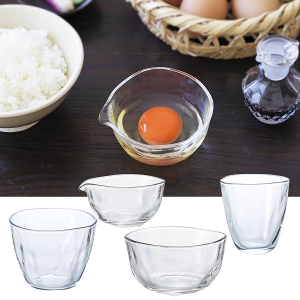 石塚硝子 《日本製》てびねり 片口豆鉢【日本酒】【冷酒】【酒器】 (35042 P-6414)（入数48）