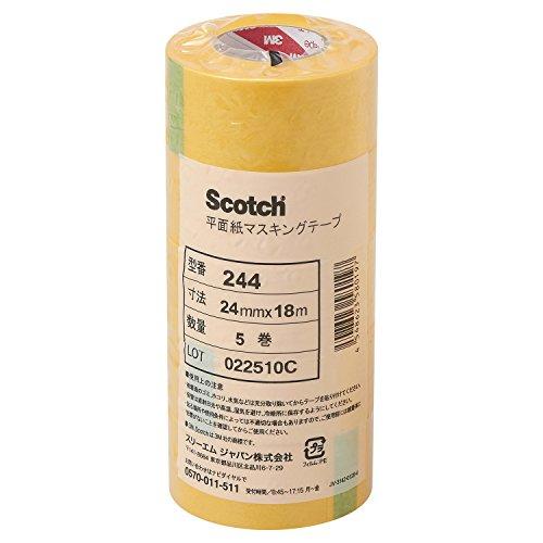 3M ꡼ 3M å ʿ̻ޥ󥰥ơ 244 24mmX18m 5 (24424X18P 3080)