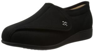 アサヒコーポレーション 快歩主義L011-5E ブラックストレッチ 右24.5 KS23143-RT