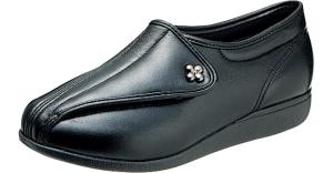 アサヒコーポレーション 快歩主義 L011 5E 左足(ブラックスムース 22.5cm)