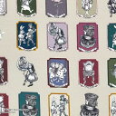 清原(KIYOHARA) 【布・生地】Ringo fabric シーチング生地 アリスインワンダーランド カットクロスあり【2022新作】 (RINF-10C)